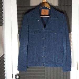 Pure Blue Japan Type 3 Indigo Towel Denim Jacket trucker selvedge japanese SM/MD